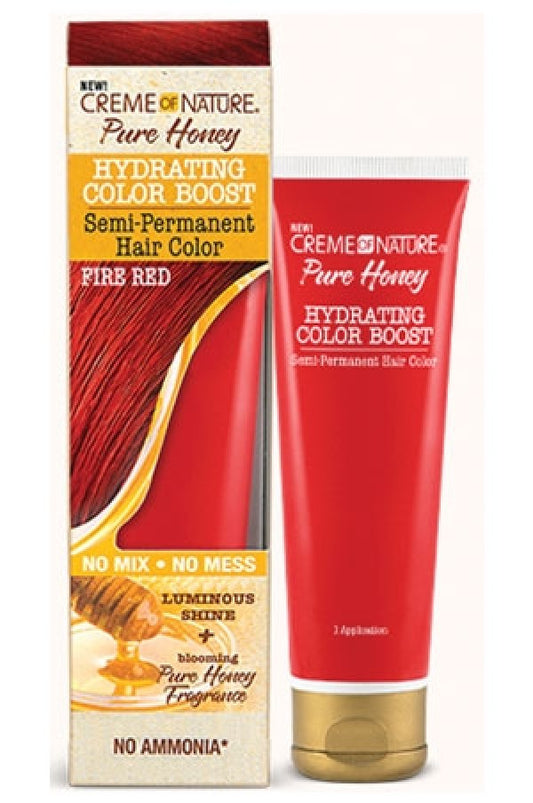 Creme of Nature-box 128 Semi Perm Hair Color-Fire Red  (3oz)