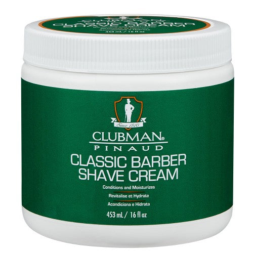 Crème à raser Clubman Classic Barber 16oz