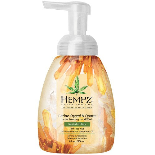 Hempz Foaming Hand Wash 8oz - Citrine Crystal & Quartz