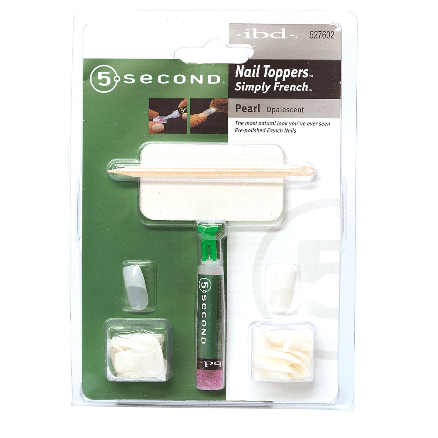 IBD 5 Second Nail Toppers Simply French Tip Kit