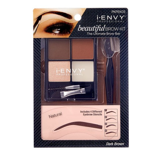 i.Envy Beautiful Kit para cejas - Marrón oscuro
