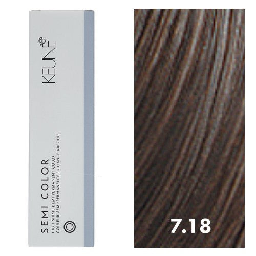 Keune Semi Color 7.18 Medium Metallic Blonde 2oz