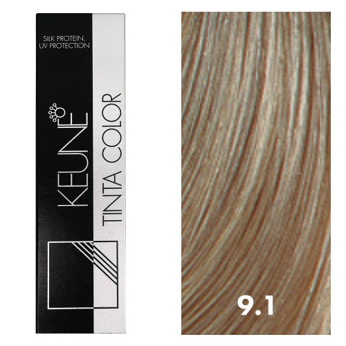 Keune Tinta Color 9.1 Very Light Ash Blonde 2oz