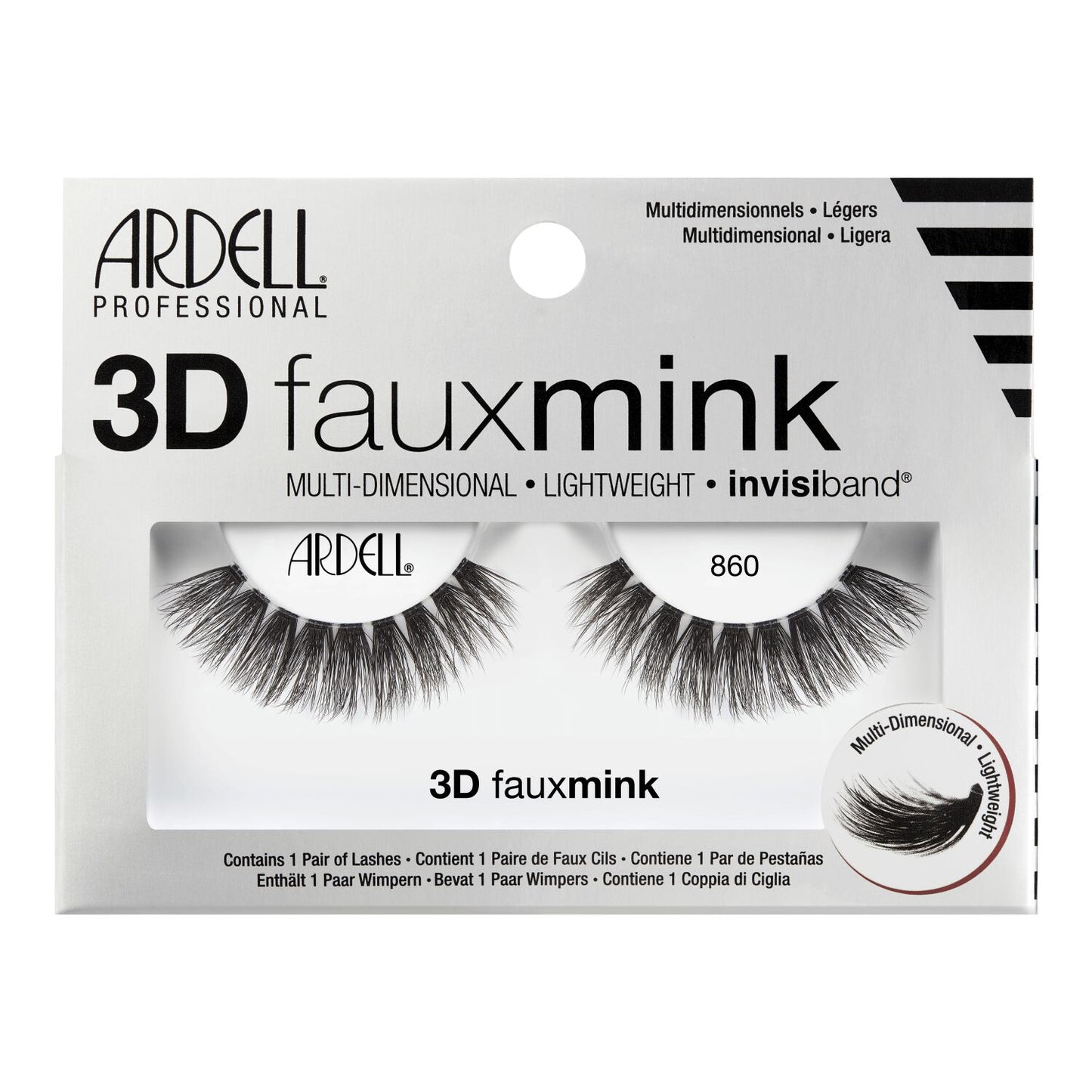 3D Faux Mink Lashes  by   Ardell 3D Faux Mink 860 Lashes