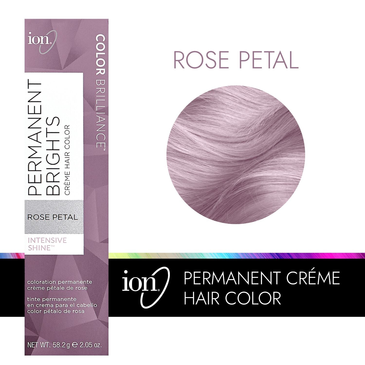 Color Brilliance  by   ion Permanent Brights Creme Hair Color Rose Petals