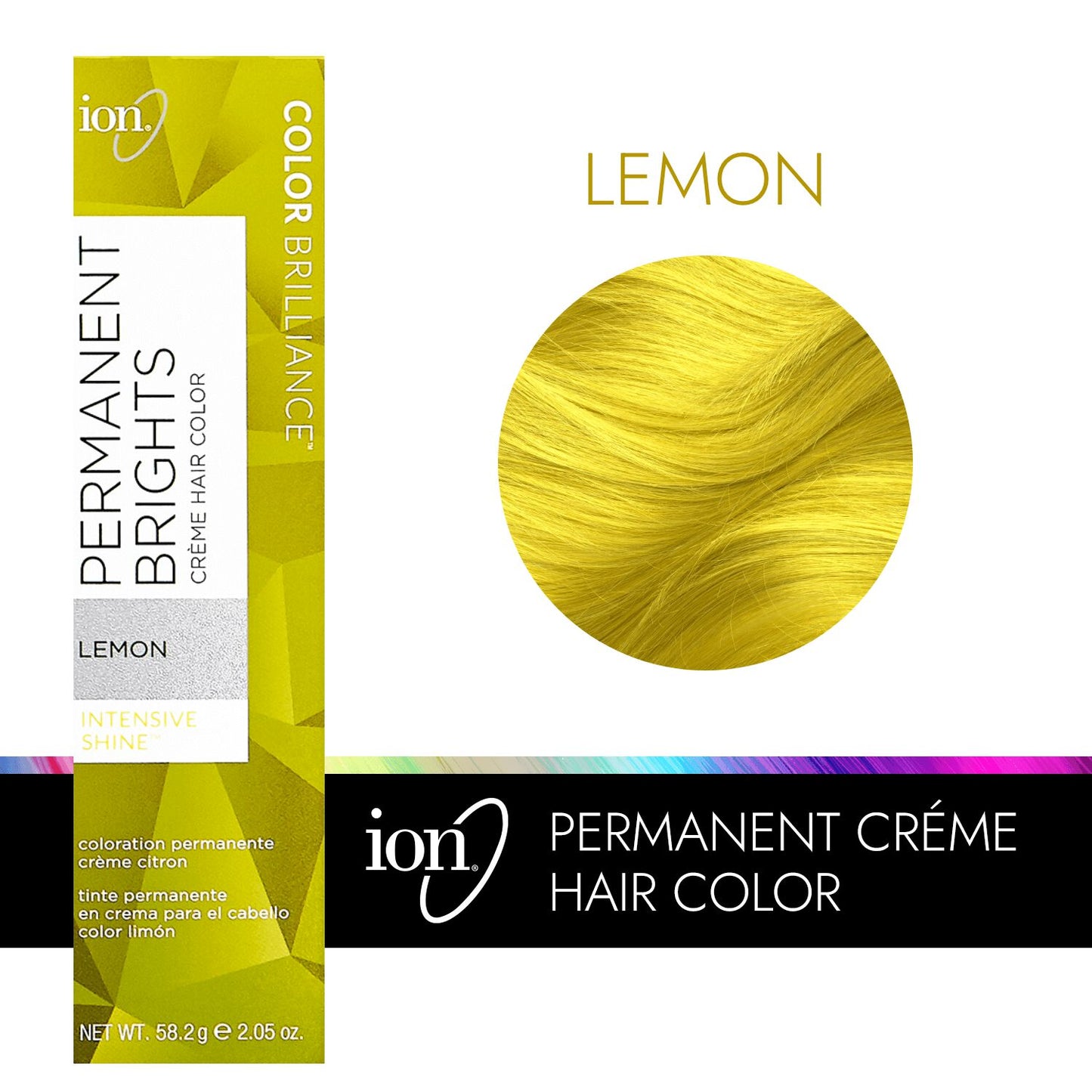 Color Brilliance  by   ion Permanent Brights Creme Hair Color Lemon