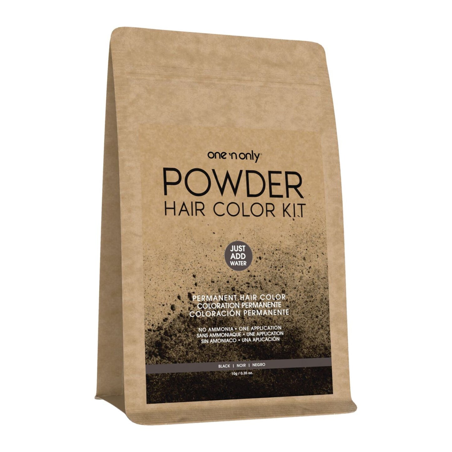 Powder Hair Color  by   One 'n Only Powder Permanent Hair Color Kit Black