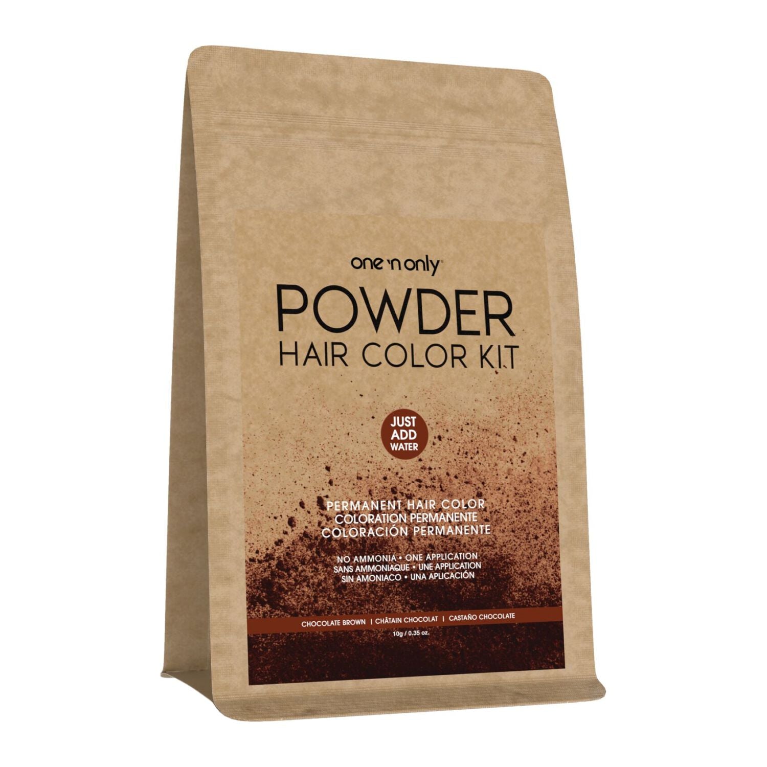 99999  by   One 'n Only Powder Permanent Hair Color Kit Chocolate Brown