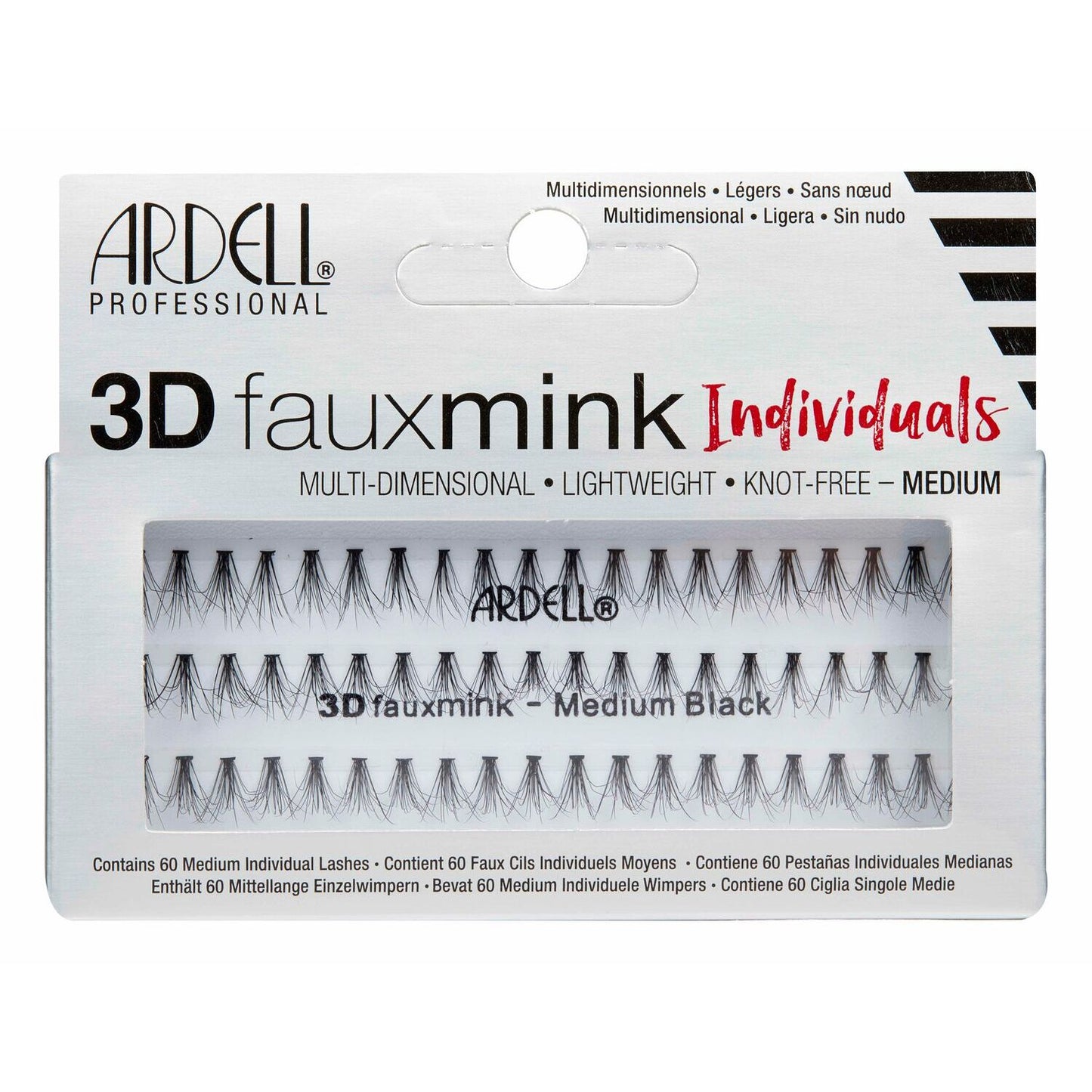 Individual Lashes  by   Ardell 3D Faux Mink Individual Medium