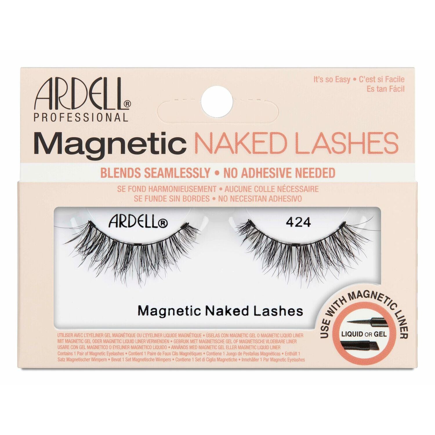 Magnetic Lashes  by   Ardell Magnetic Naked Lash #424