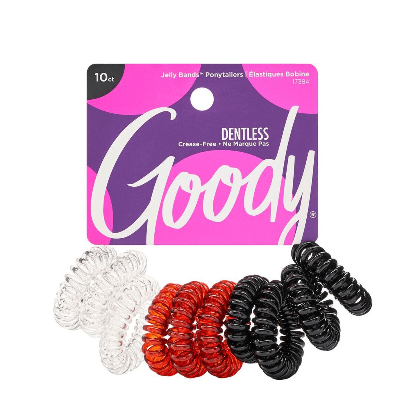 Goody Ouchless Coil Elastics 10 Count