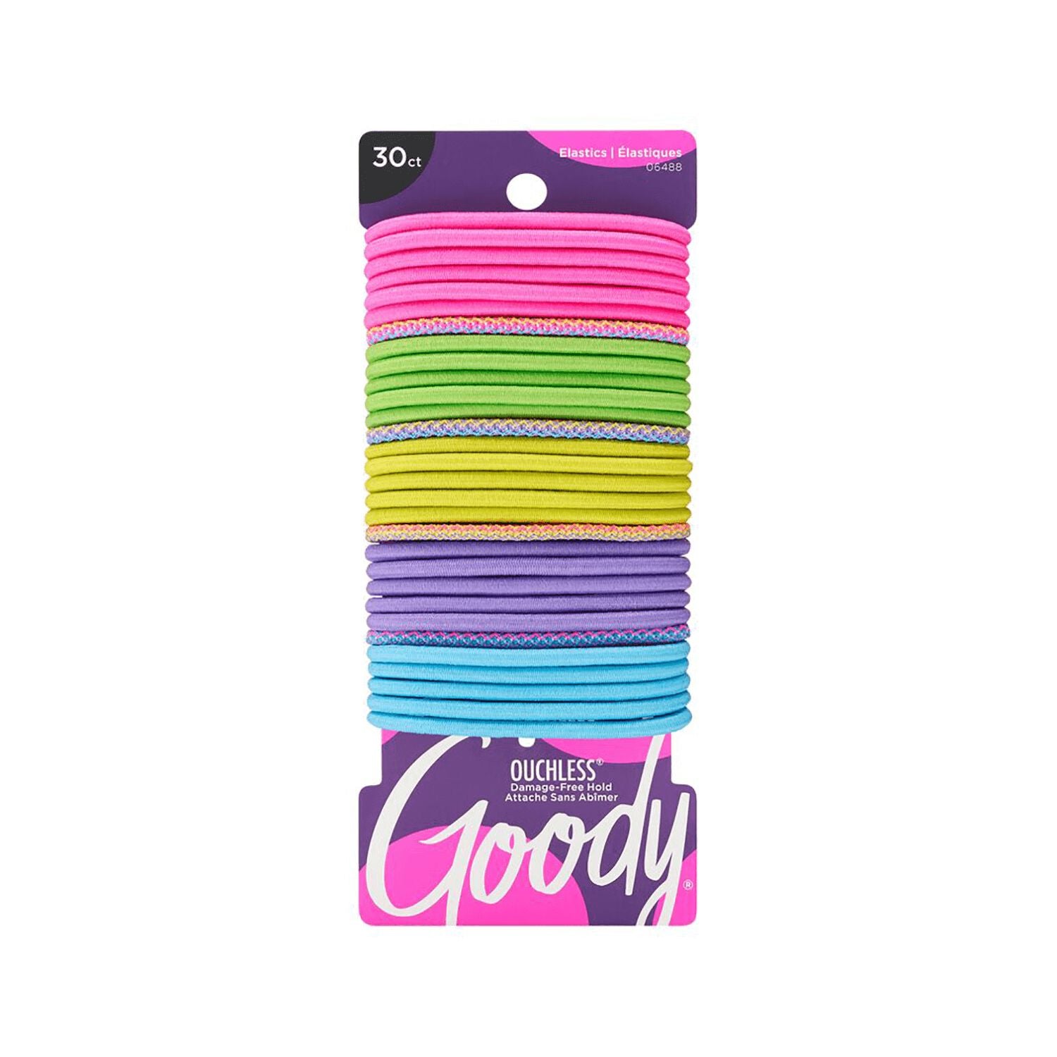 1399  by   Goody Ouchless Neon Elastics 15 Count