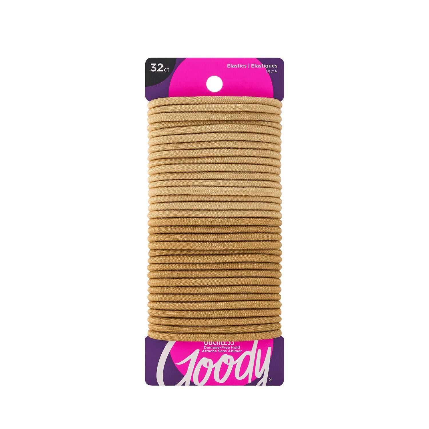 1399  by   Goody Ouchless Blonde Elastics 32 Count