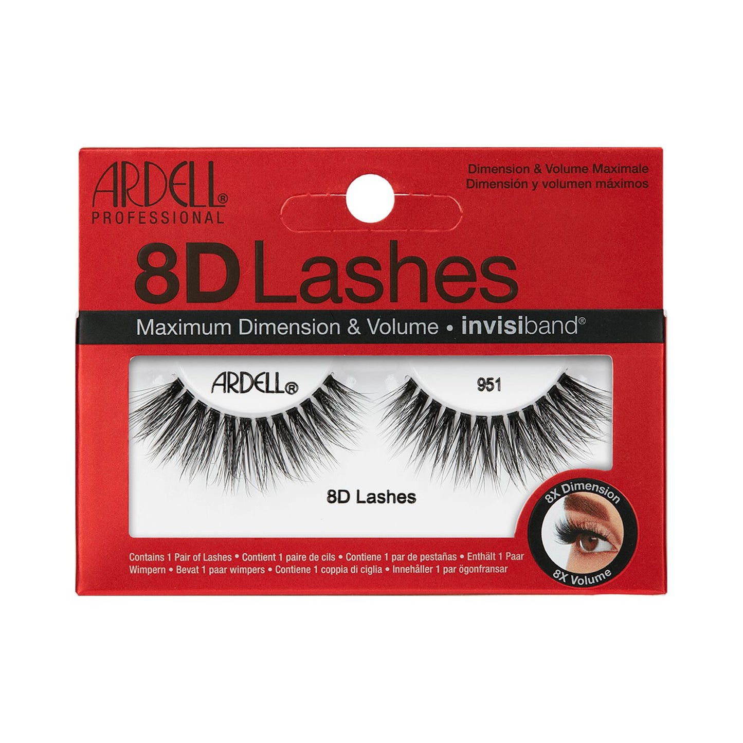 8D Lashes  by   Ardell 8D Lash #951 Lashes