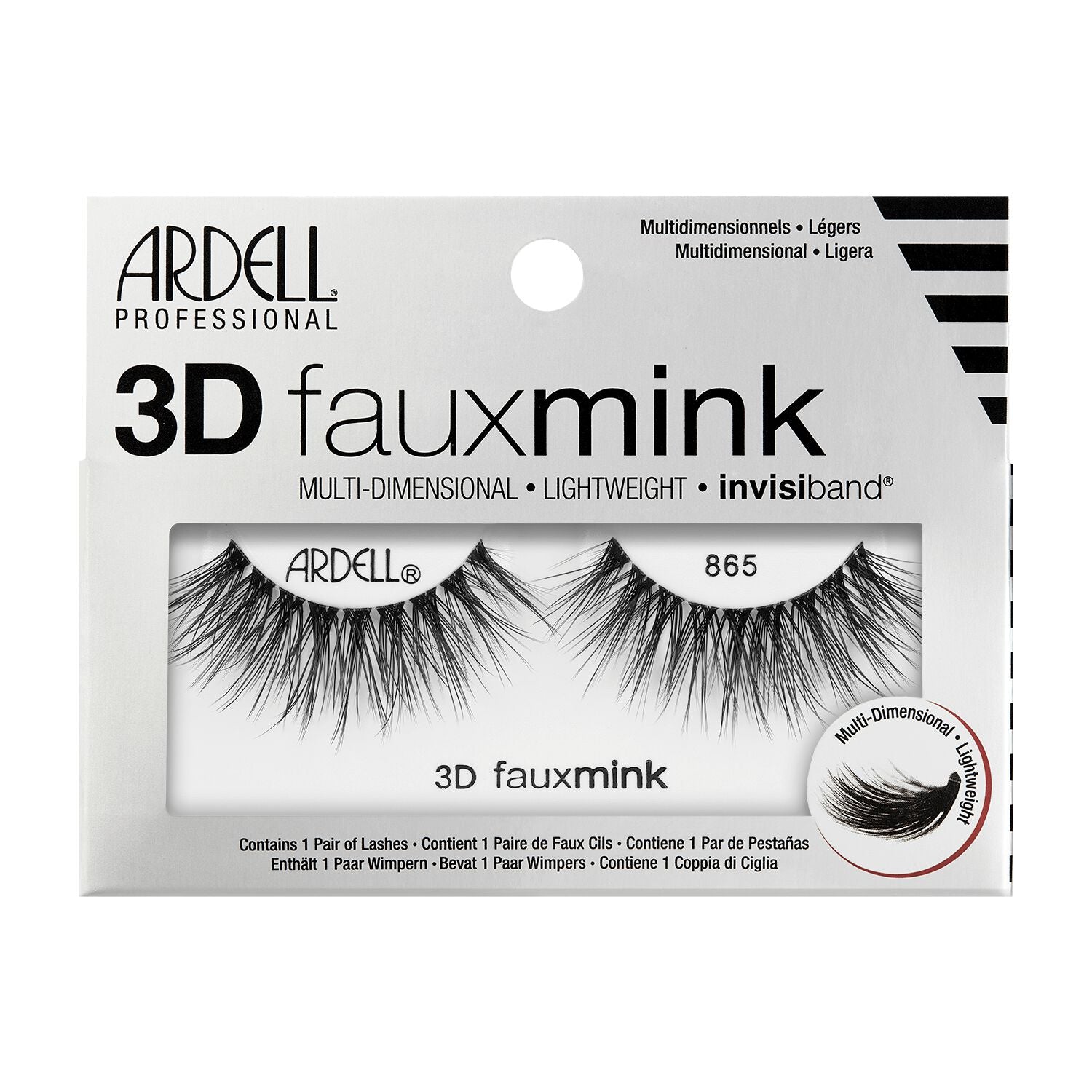 3D Faux Mink Lashes  by   Ardell 3D Faux Mink 865 Lashes