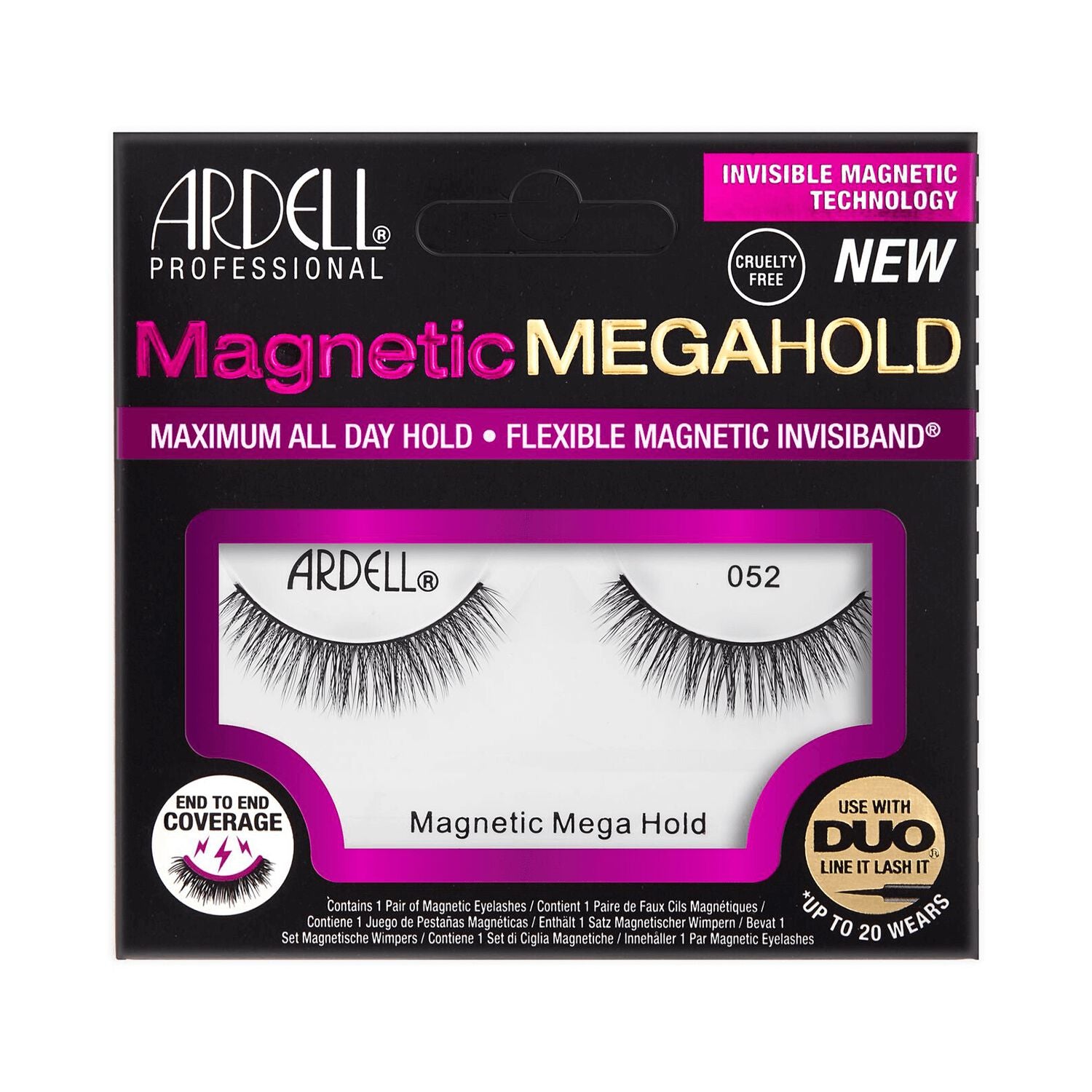 Magnetic Lashes  by   Ardell Magnetic Megahold Lashes #052