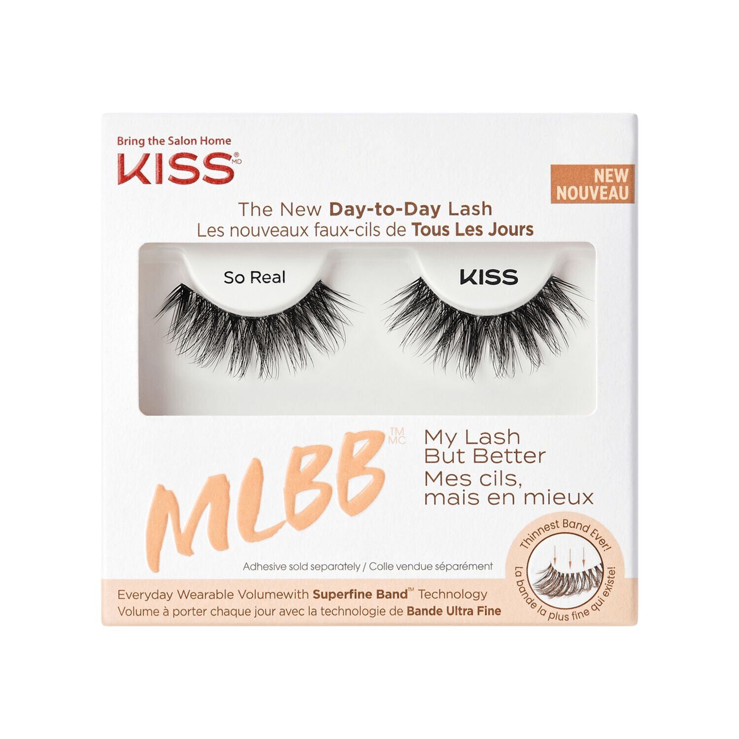 My Lash But Better  by   KISS My Lash But Better Fake Eyelashes - So Real