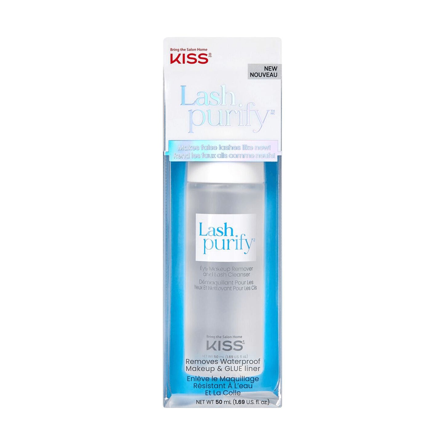 Lash Drip  by   KISS Lash Purify Eye Makeup Remover and Lash Cleanser