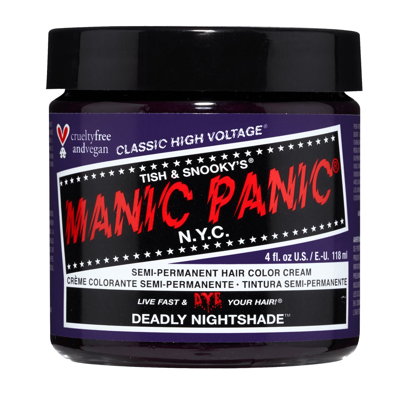 Manic Panic Deadly Nightshade Semi Permanent Cream Hair Color