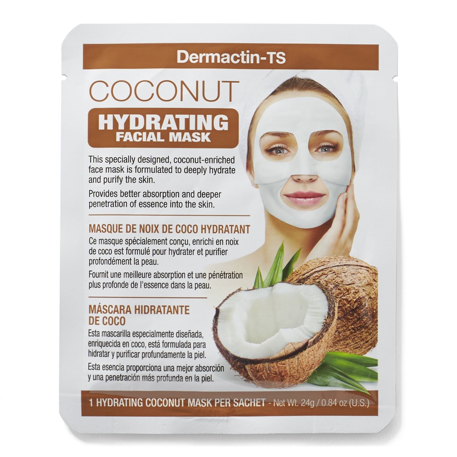 Dermactin-TS Coconut Hydrating Face Mask