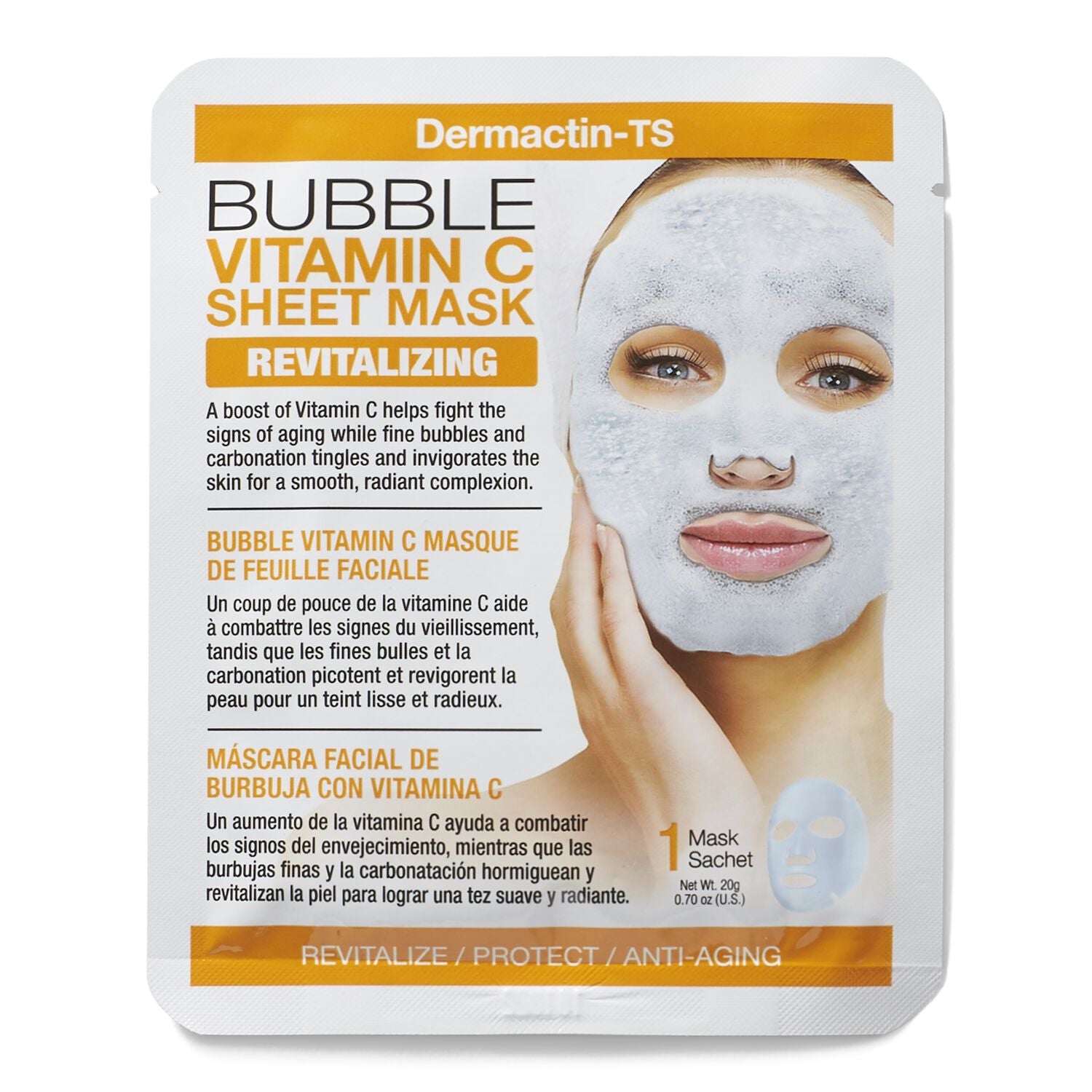 Dermactin-TS Bubble Vitamin C Sheet Mask