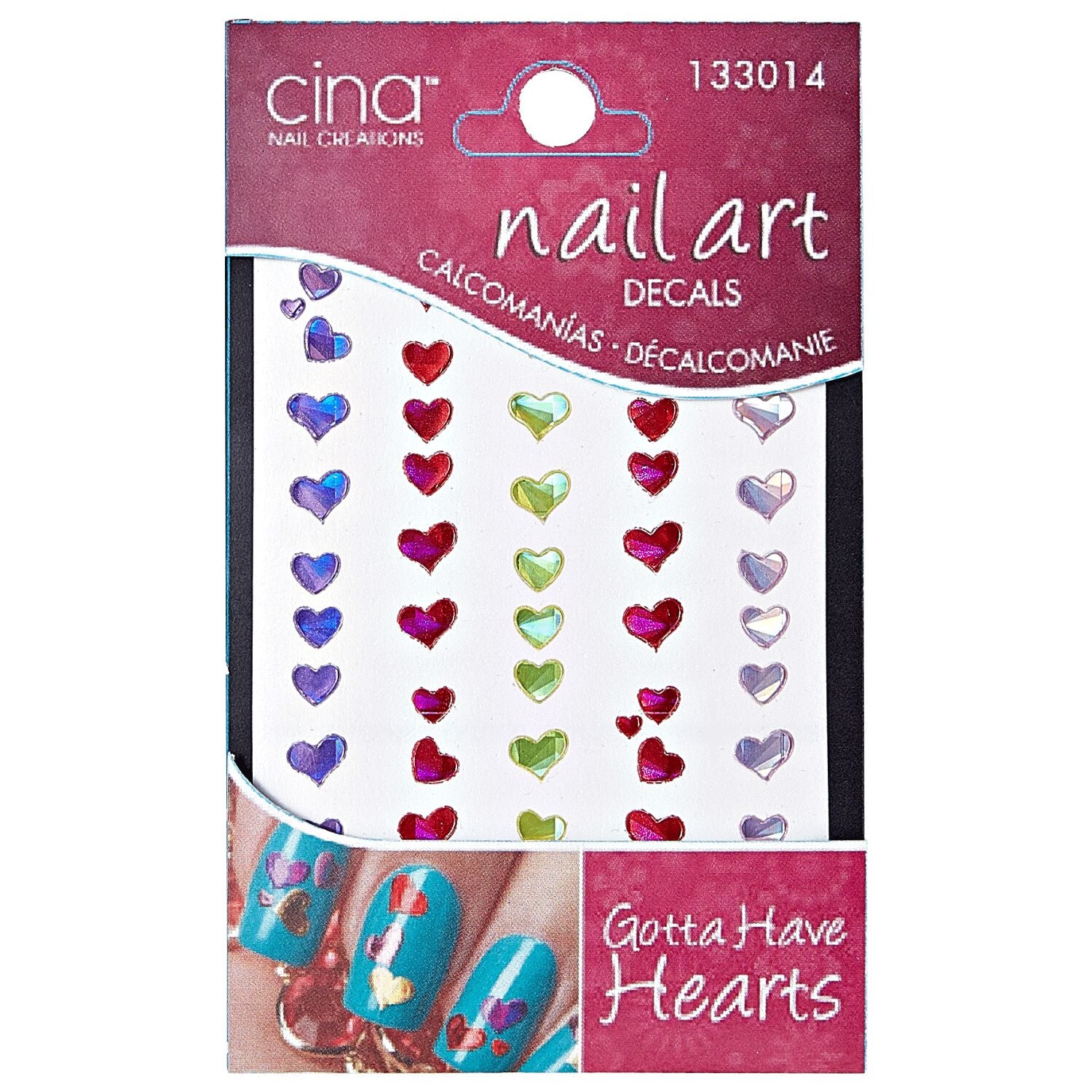 Cina Nail Creations Art Jewelry Decals Gotta Have Hearts