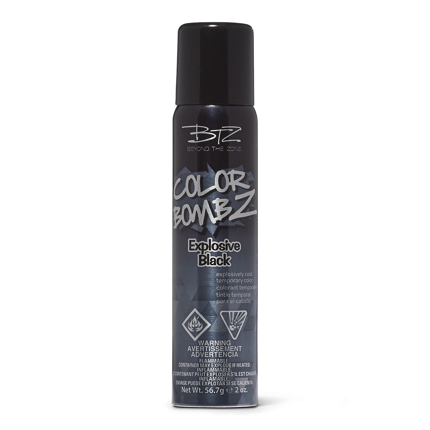 Color Bombz  by   Beyond the Zone Explosive Black Temporary Hair Color Spray