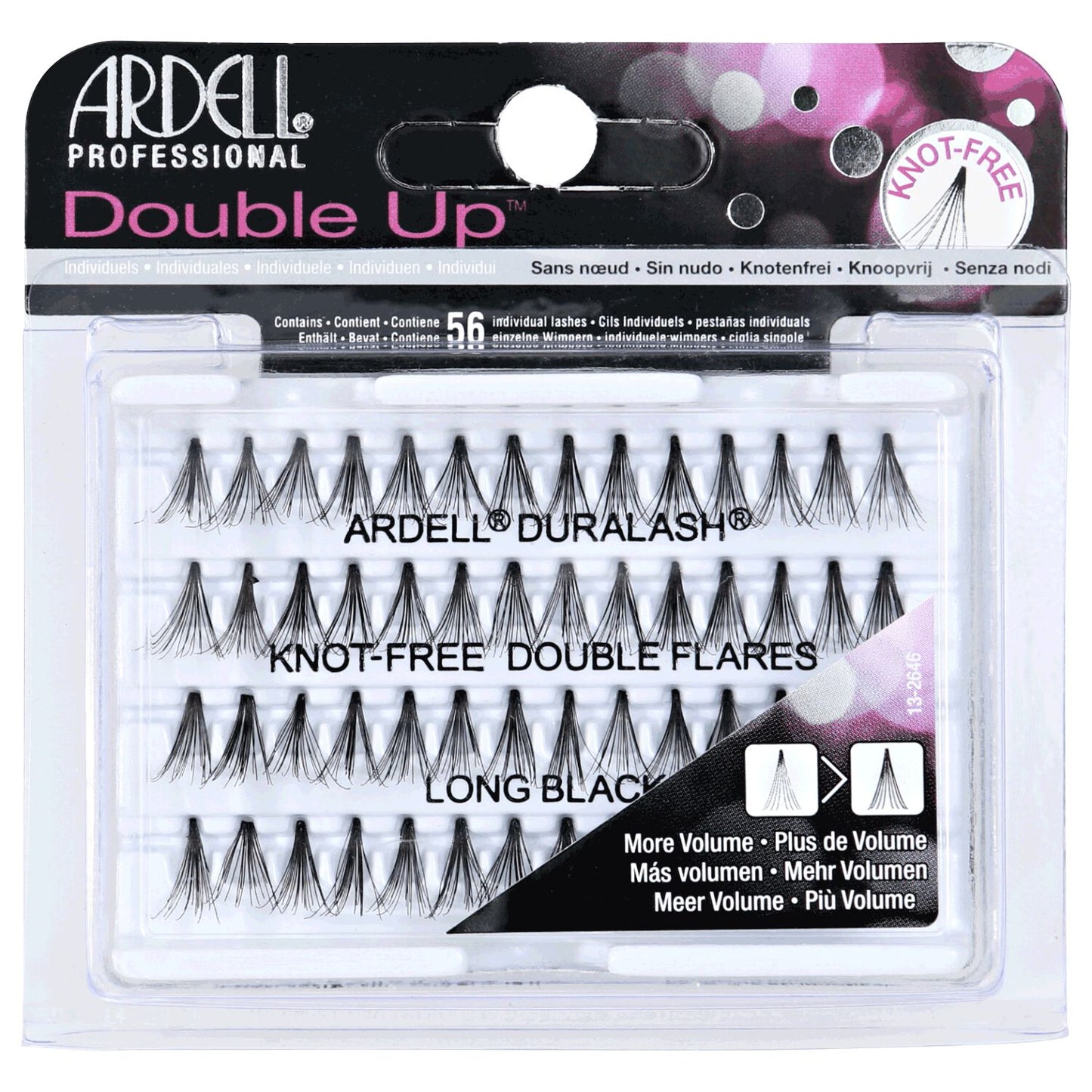 Double Up Lashes  by   Ardell Double Individuals Long Black Lashes