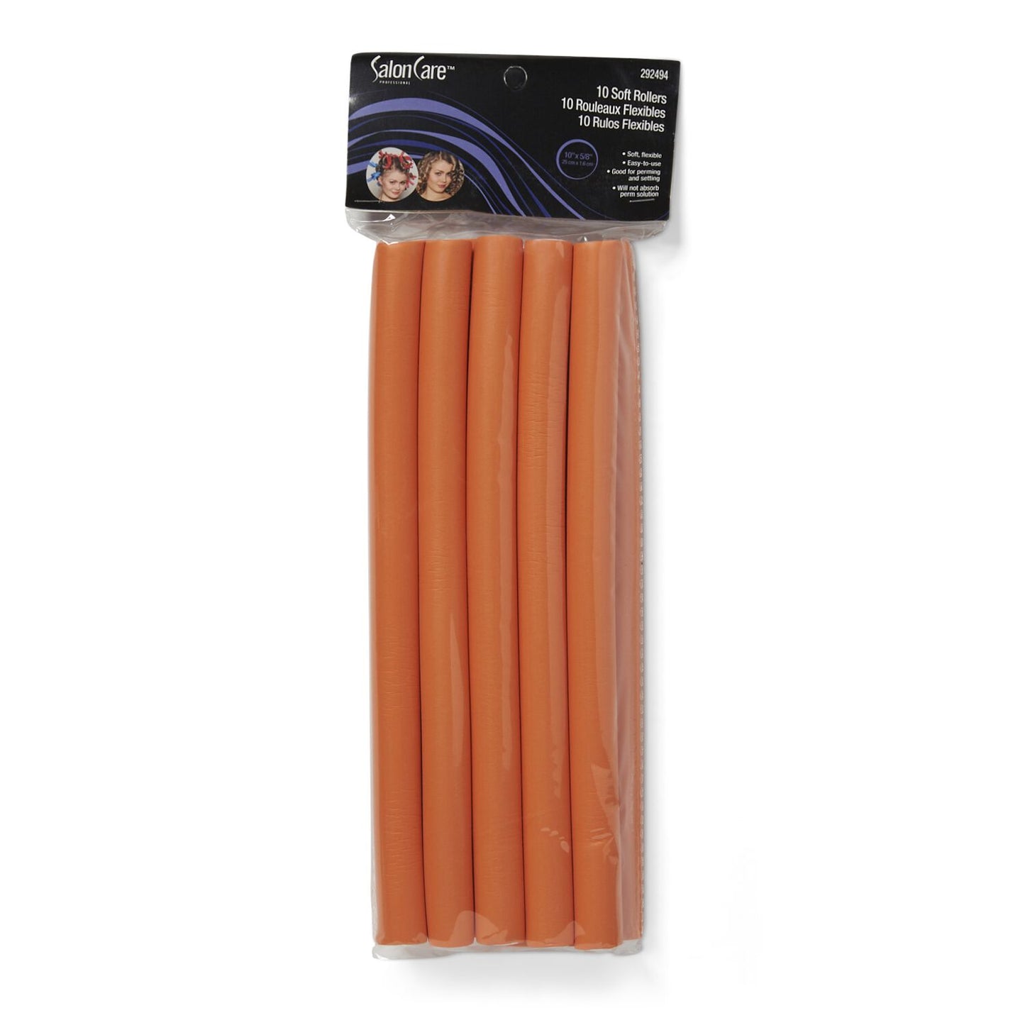 Salon Care Soft Rollers 10 Pack 5/8 INCH