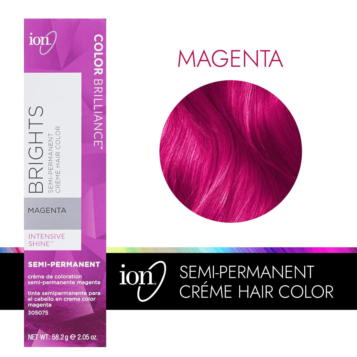 Color Brilliance  by   ion Magenta Semi Permanent Hair Color