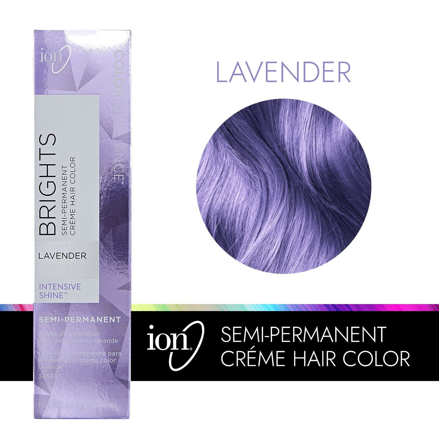 Color Brilliance  by   ion Lavender Semi Permanent Hair Color