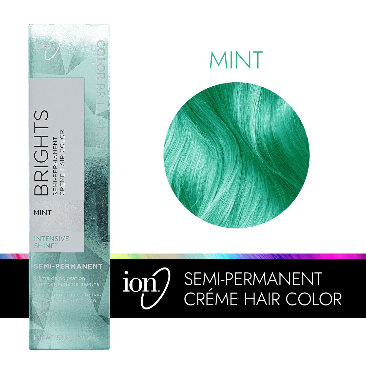 Color Brilliance  by   ion Mint Semi Permanent Hair Color