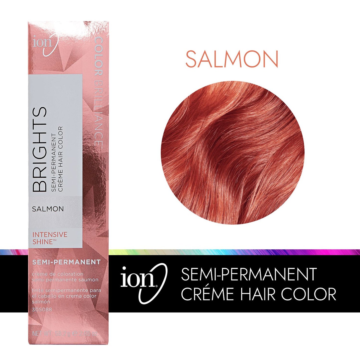 Color Brilliance  by   ion Salmon Semi Permanent Hair Color
