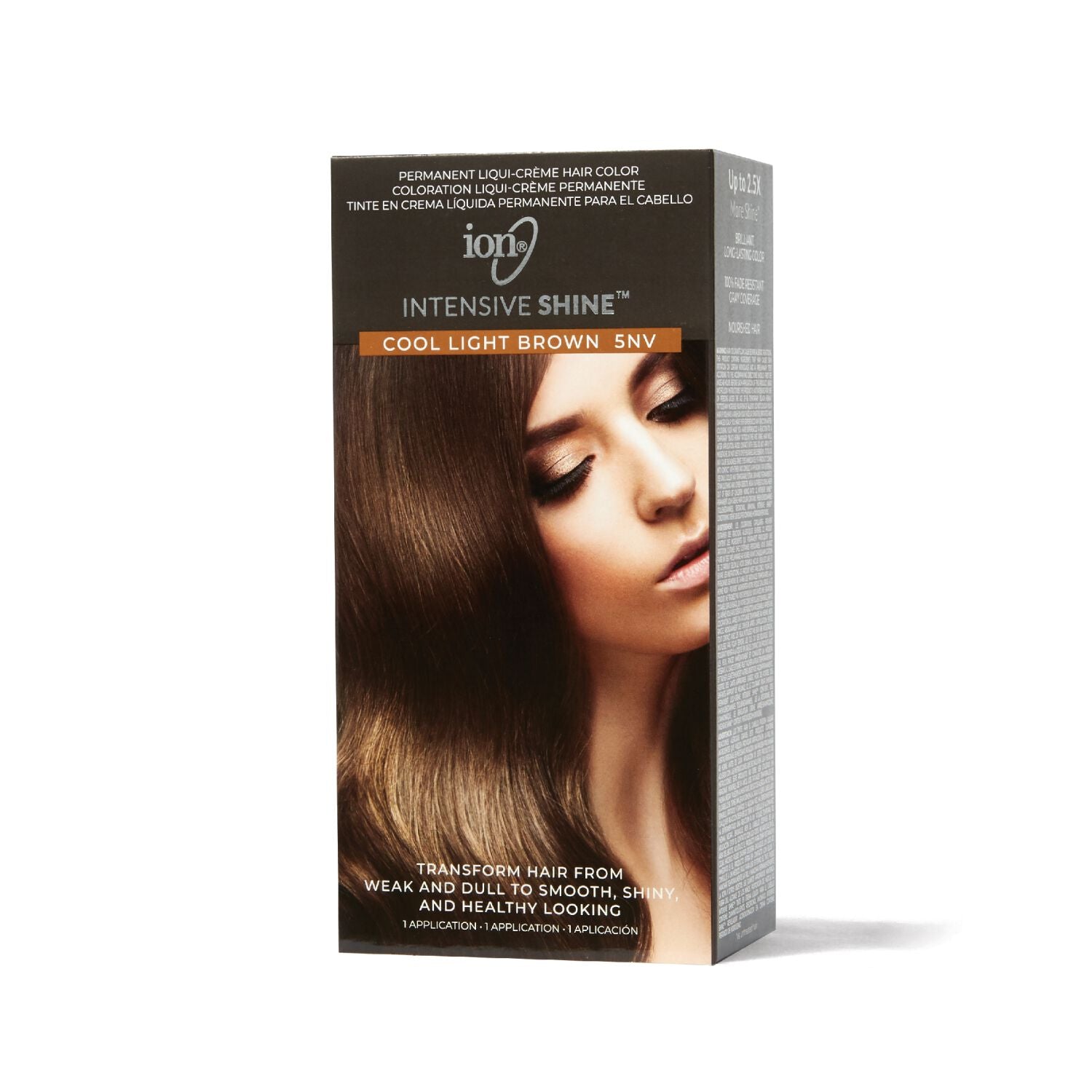 Intensive Shine  by   ion Intensive Shine Hair Color Kit Cool Light Brown 5NV