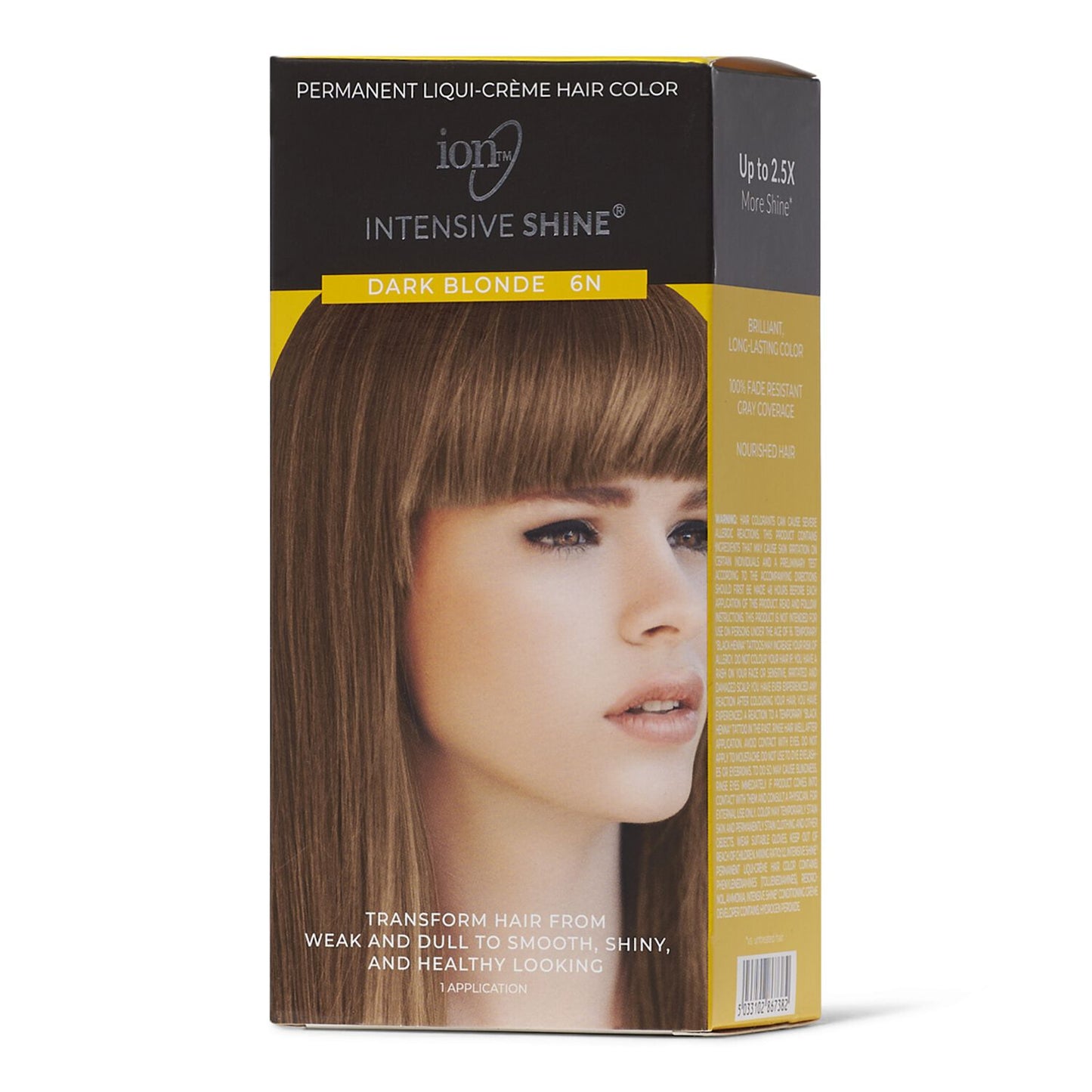 Intensive Shine  by   ion Intensive Shine Hair Color Kit Dark Blonde 6N