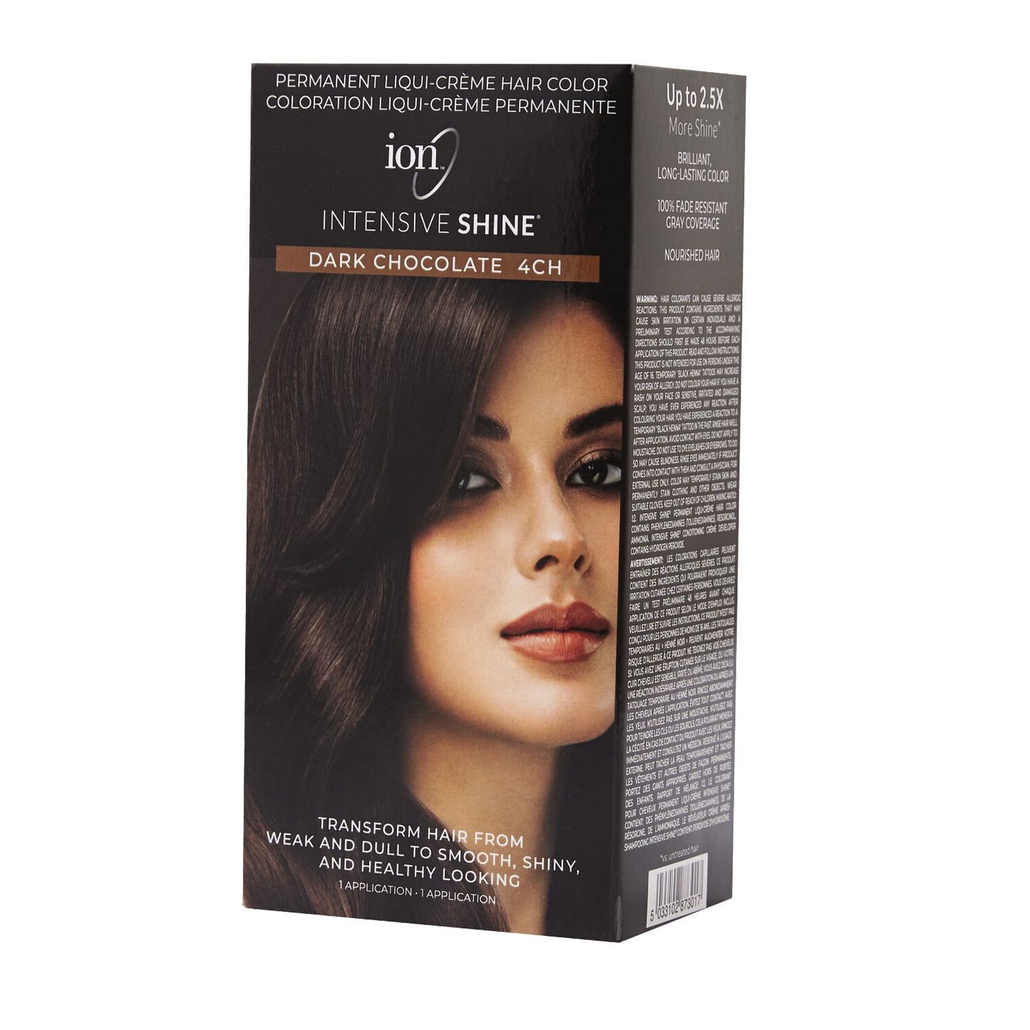 Intensive Shine  by   ion Intensive Shine Hair Color Kit Dark Chocolate 4CH