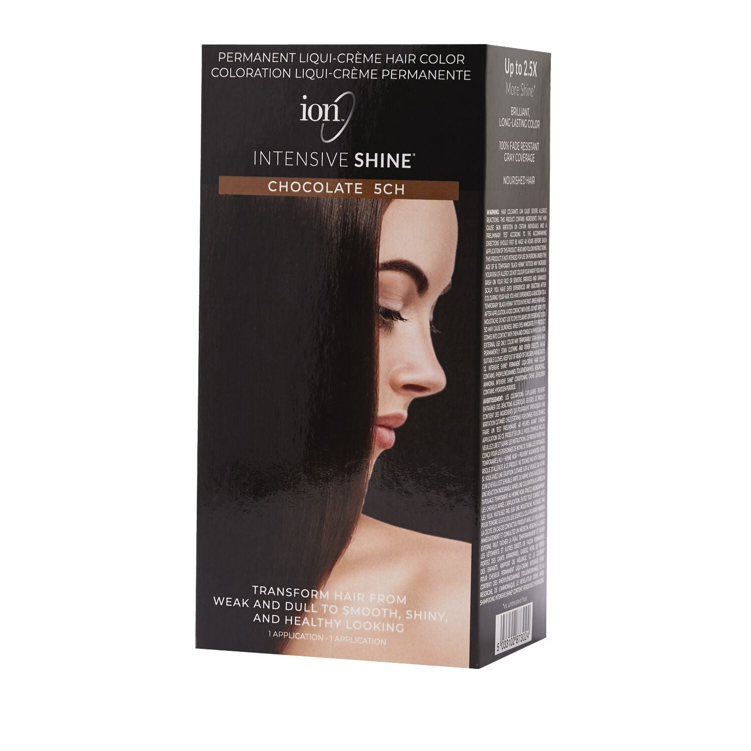 Intensive Shine  by   ion Intensive Shine Hair Color Kit Chocolate 5CH