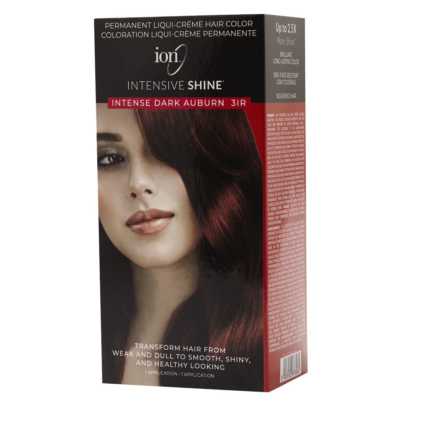 Intensive Shine  by   ion Intensive Shine Hair Color Kit Intense Dark Auburn 3IR