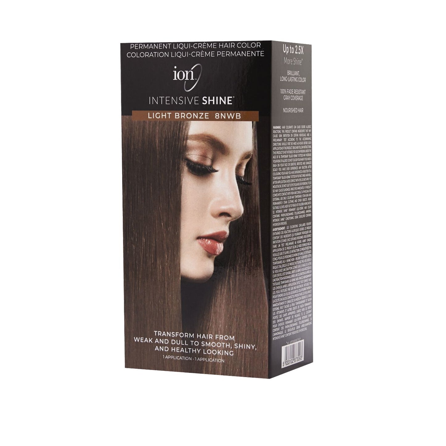 Intensive Shine  by   ion Intensive Shine Hair Color Kit Light Bronze 8NWB