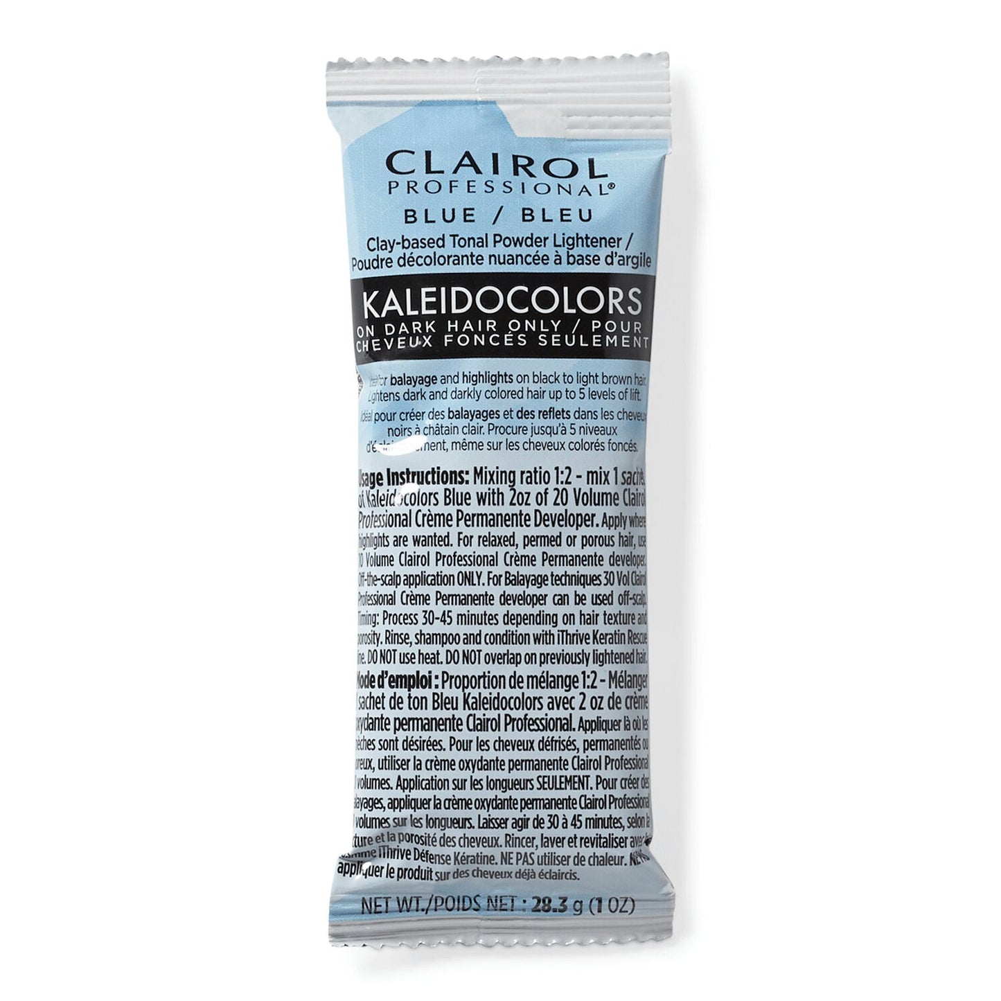 Clairol Professional Kaleidocolors Blue Powder Lightener Packette
