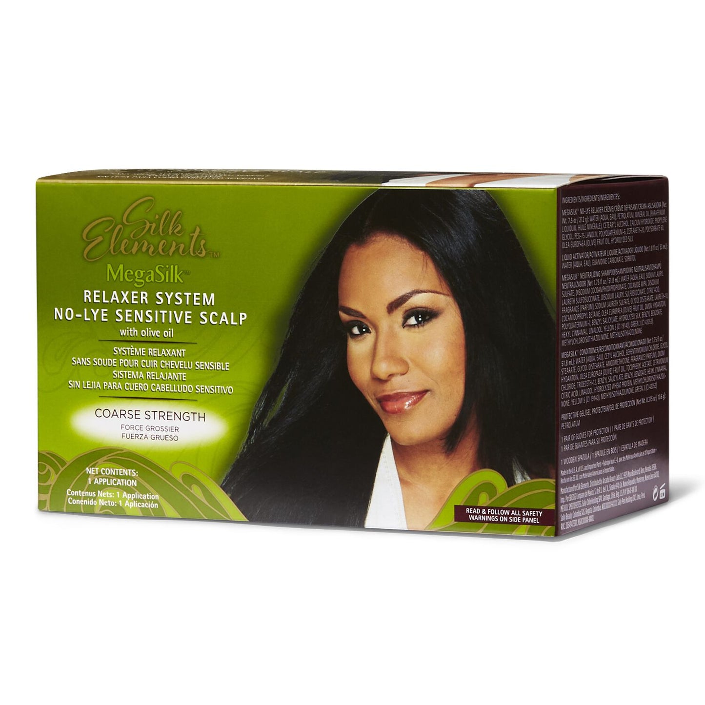 MegaSilk  by   Silk Elements Olive Oil No-Lye Course Relaxer