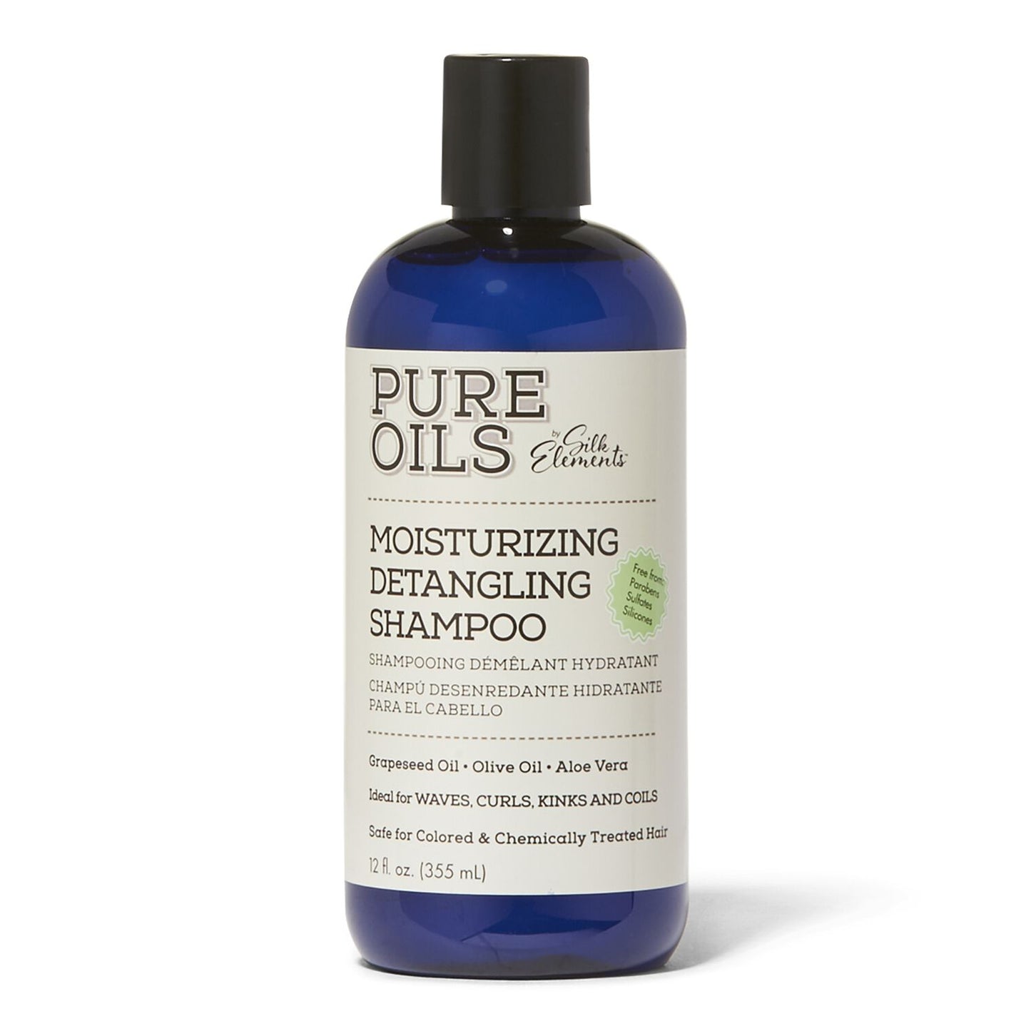 Pure Oils  by   Silk Elements Pure Oils Moisturizing Detangling Shampoo