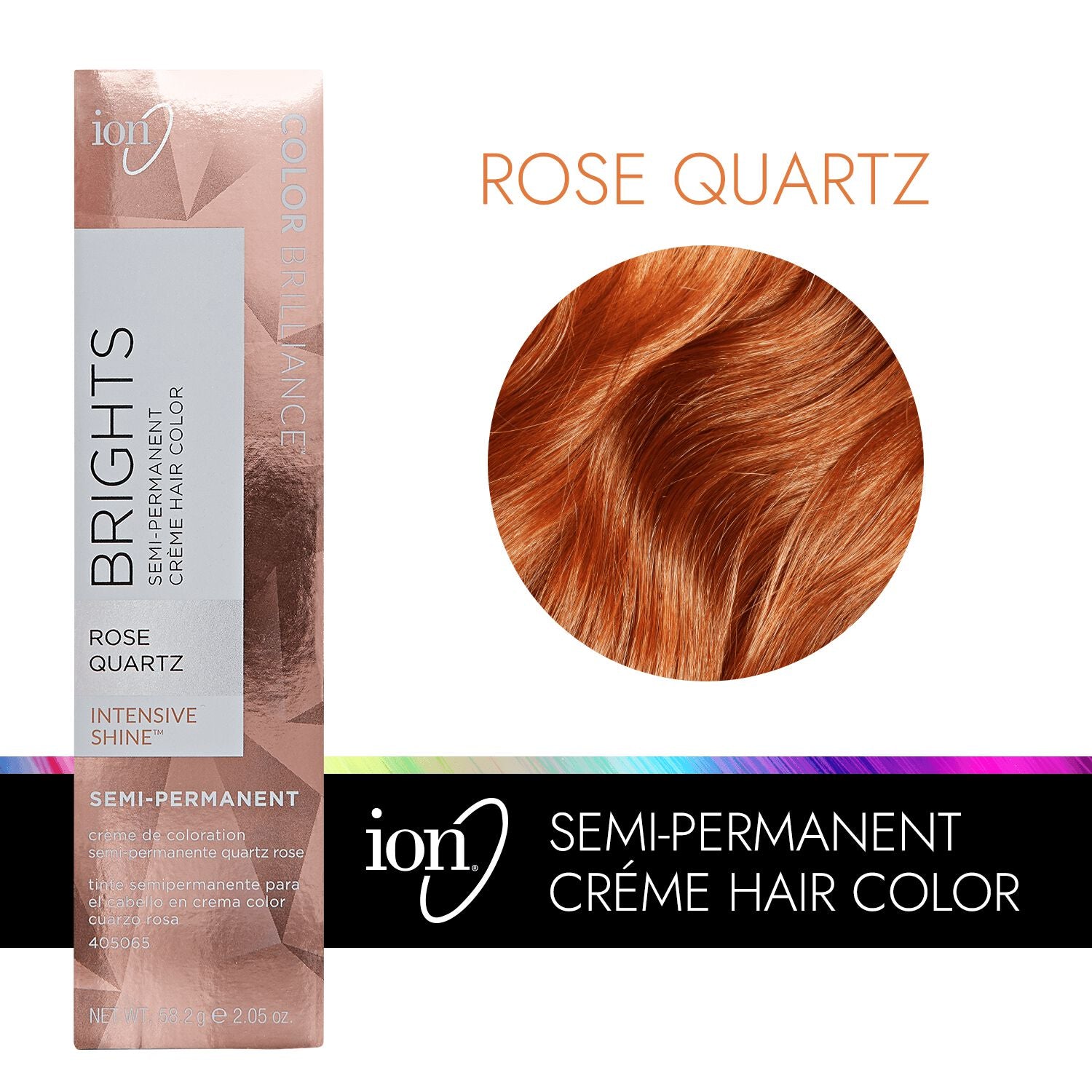 Color Brilliance   by   ion Rose Quartz Semi Permanent Hair Color
