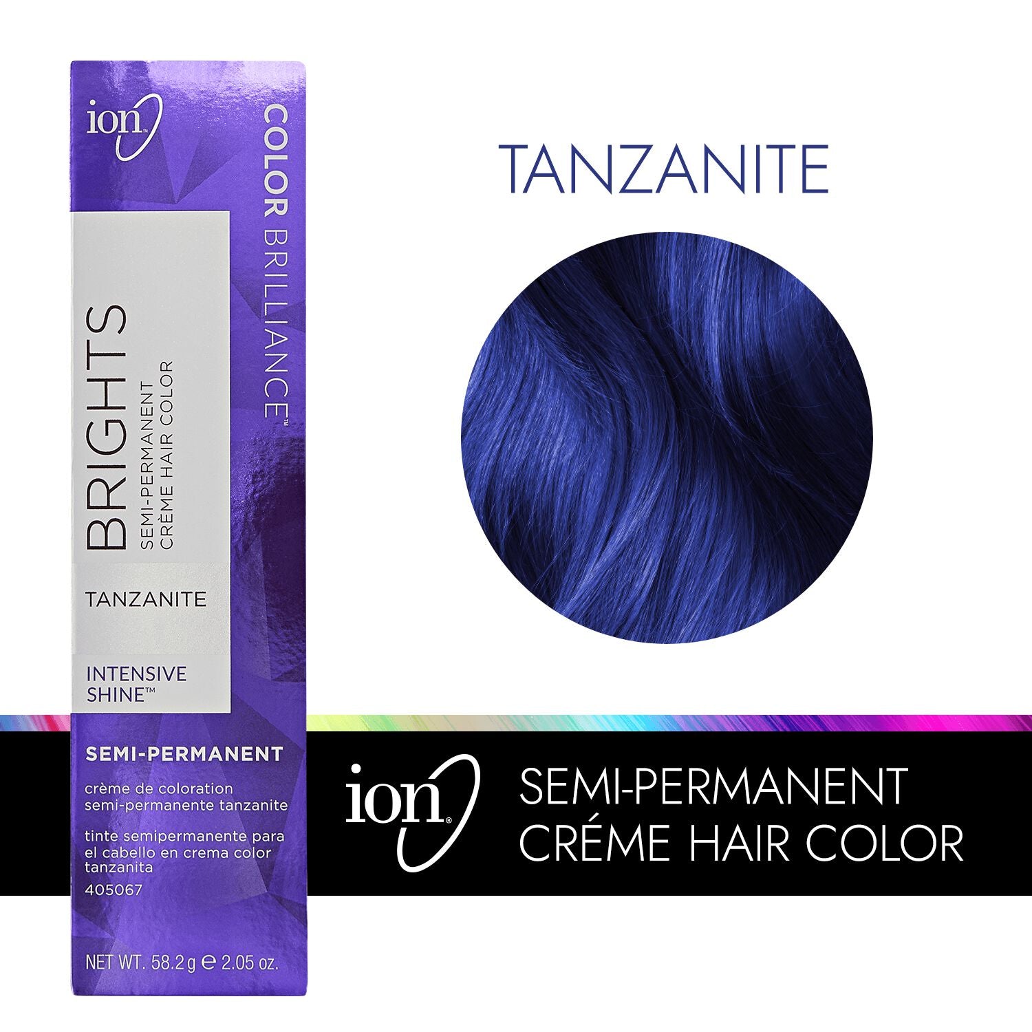 Color Brilliance  by   ion Tanzanite Semi Permanent Hair Color