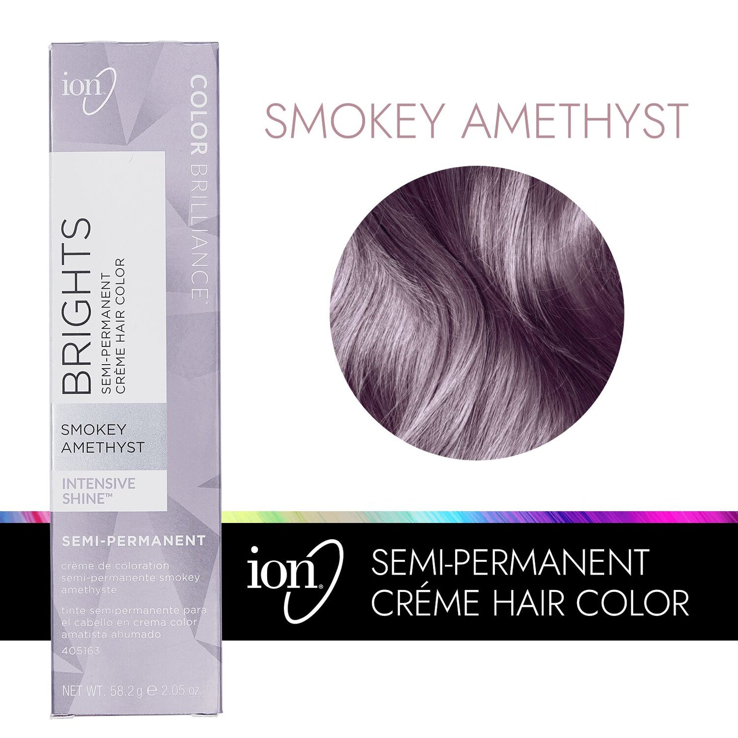 Color Brilliance  by   ion Smokey Amethyst Semi Permanent Hair Color