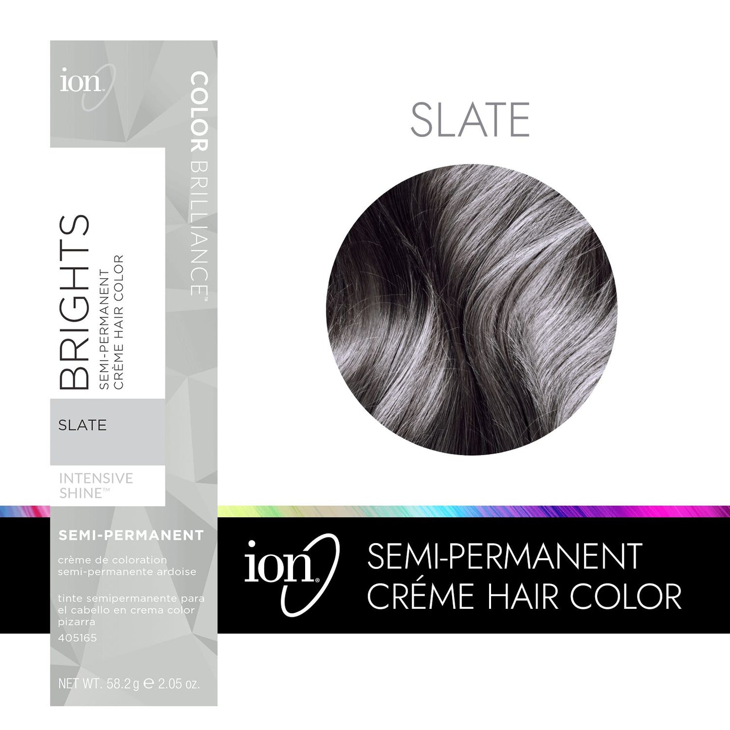 Color Brilliance  by   ion Slate Semi Permanent Hair Color