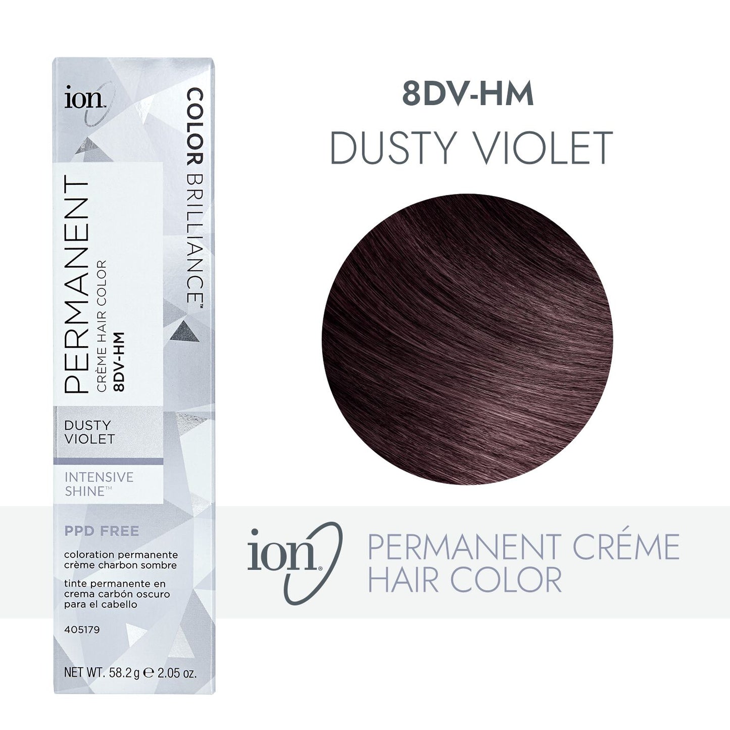 ion 8DV-HM Dusty Violet Permanent Creme Hair Color