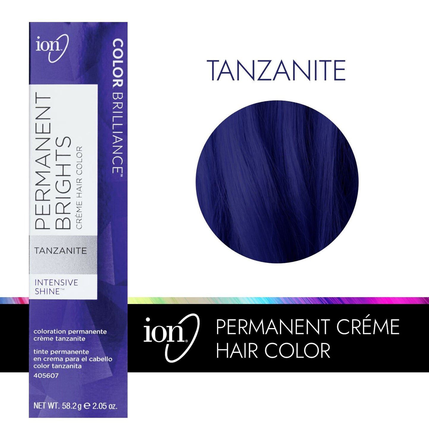 Color Brilliance  by   ion Permanent Brights Creme Hair Color Tanzanite