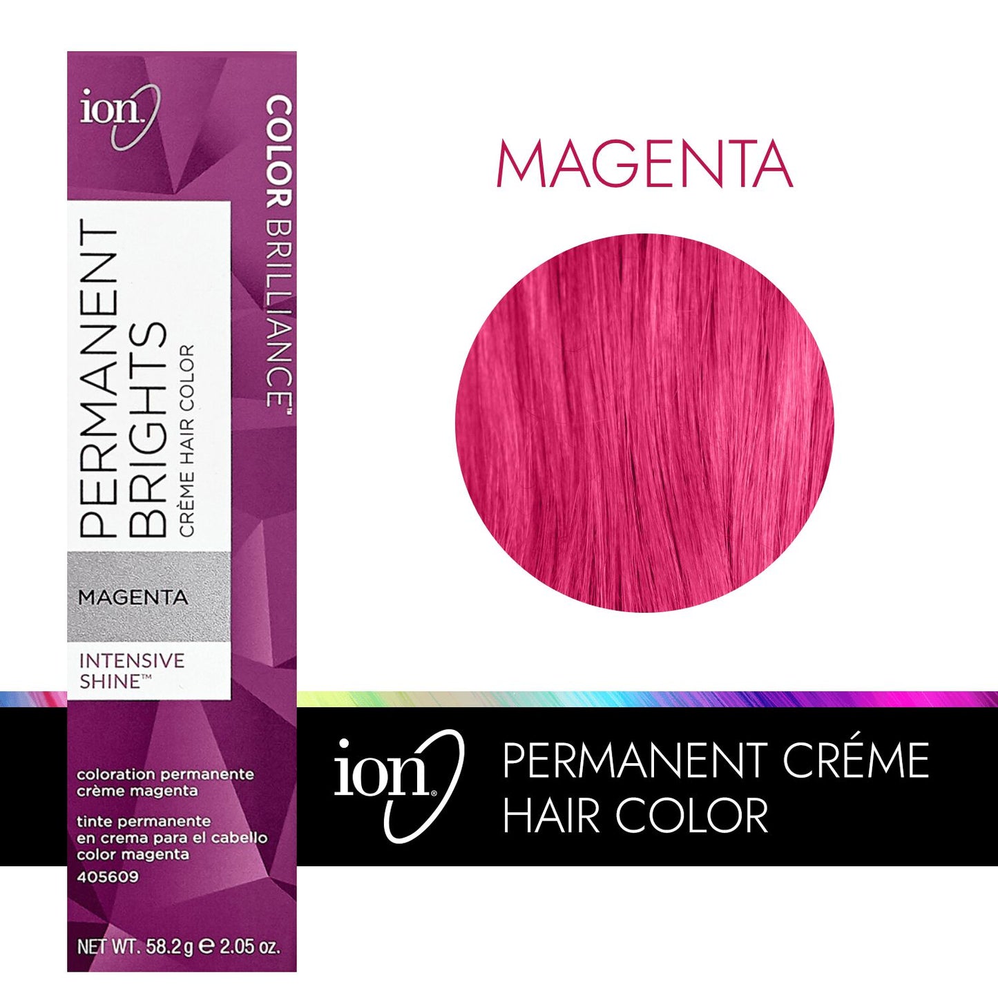 Color Brilliance  by   ion Permanent Brights Creme Hair Color Magenta