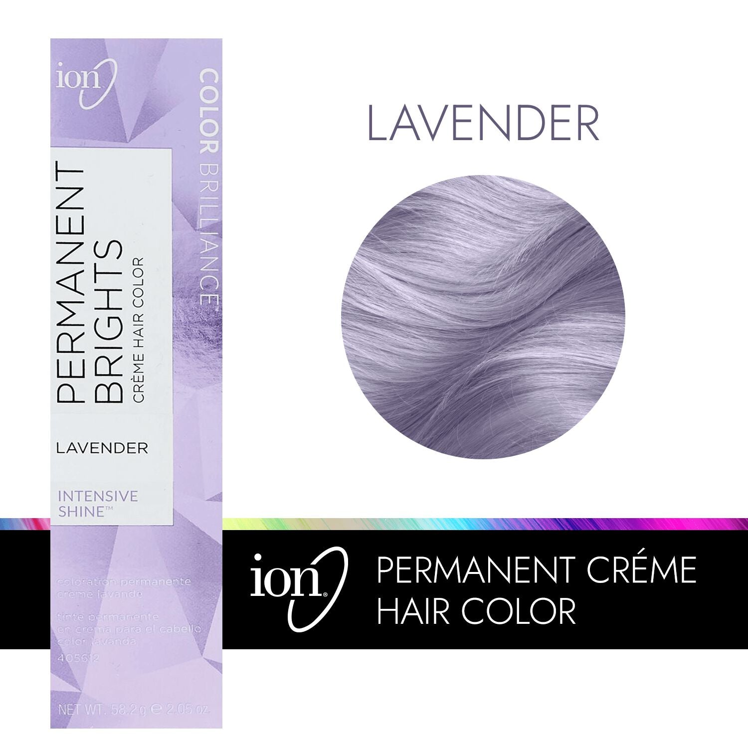 Color Brilliance  by   ion Permanent Brights Creme Hair Color Lavender